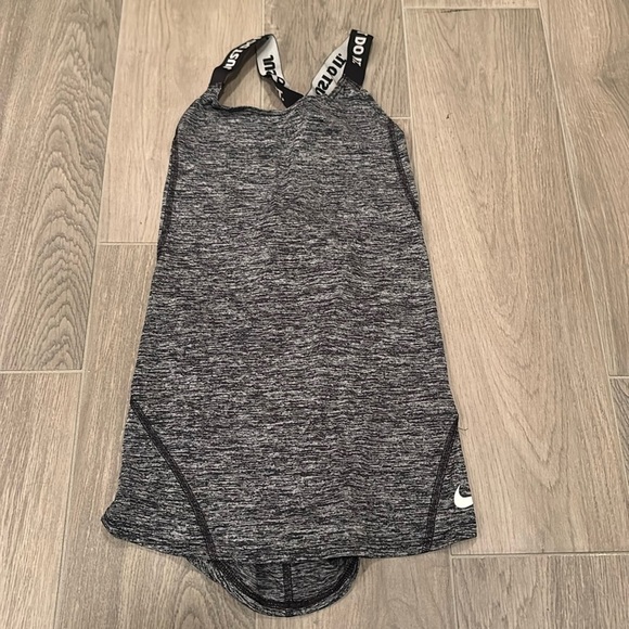 Nike Girls Gray Tank Top Size L - Picture 1 of 4
